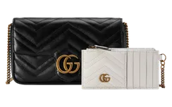 Мини-сумка Gucci GG Marmont черный