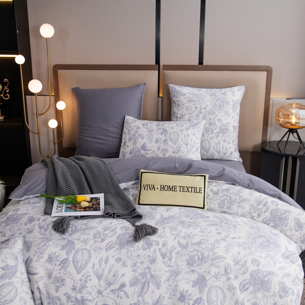 Комплект постельного белья Сатин Элитный на резинке CPLR042