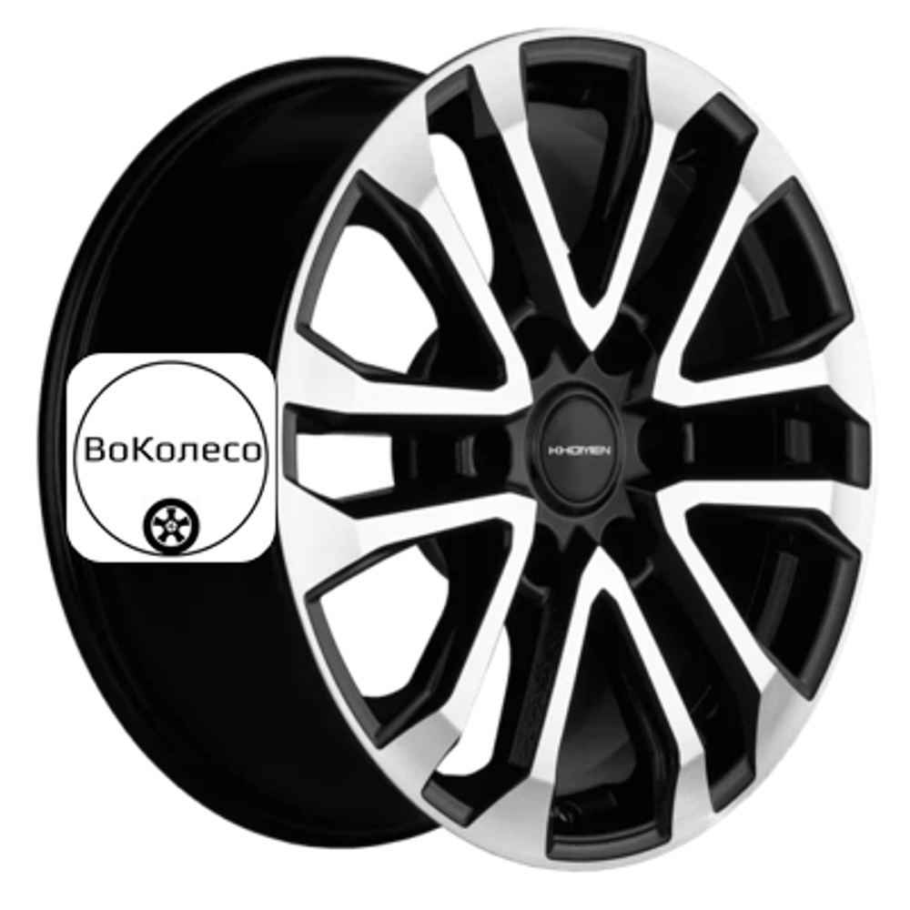 7,5x18/6x139,7 ET30 D106,1 KHW1805 (JAC T6 Pickup) Black-FP Khomen Wheels