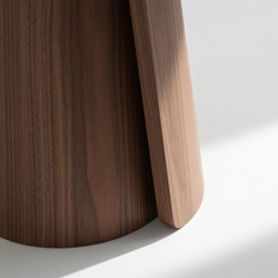 Обеденный стол ROLL CERAMIC walnut