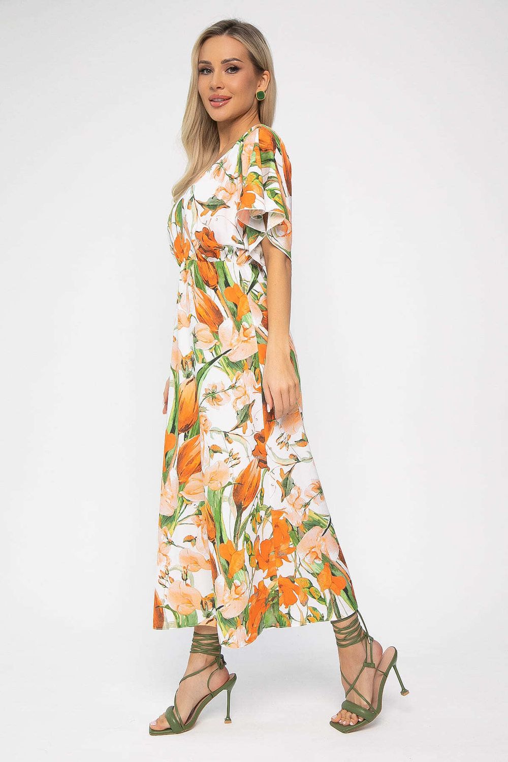 Платье Летнее настроение (оранжевое) П13726-7М LT Collection