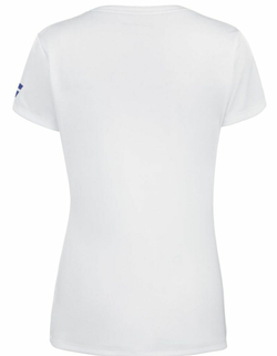Футболка для девочки теннисная Babolat Play Cap Sleeve Top Girl - белый