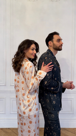 Шелковый мужской костюм с созвездиями без канта 56 - 58 размер