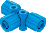 Тройник ниппельный с накидной гайкой Festo FCK-3-PK-9-KU (комплект 10 шт)