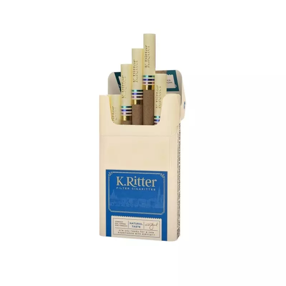 Сигариты с фильтром "K.Ritter" с ароматом НЭЙТУРАЛ КОМПАКТ (20шт.)