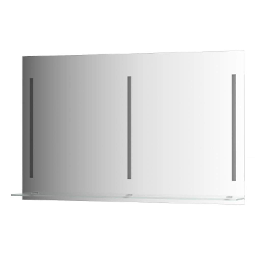 Зеркало Evoform с полочкой 120 см с 3-мя встроенными LED-светильниками 16,5 W 120x75 см
