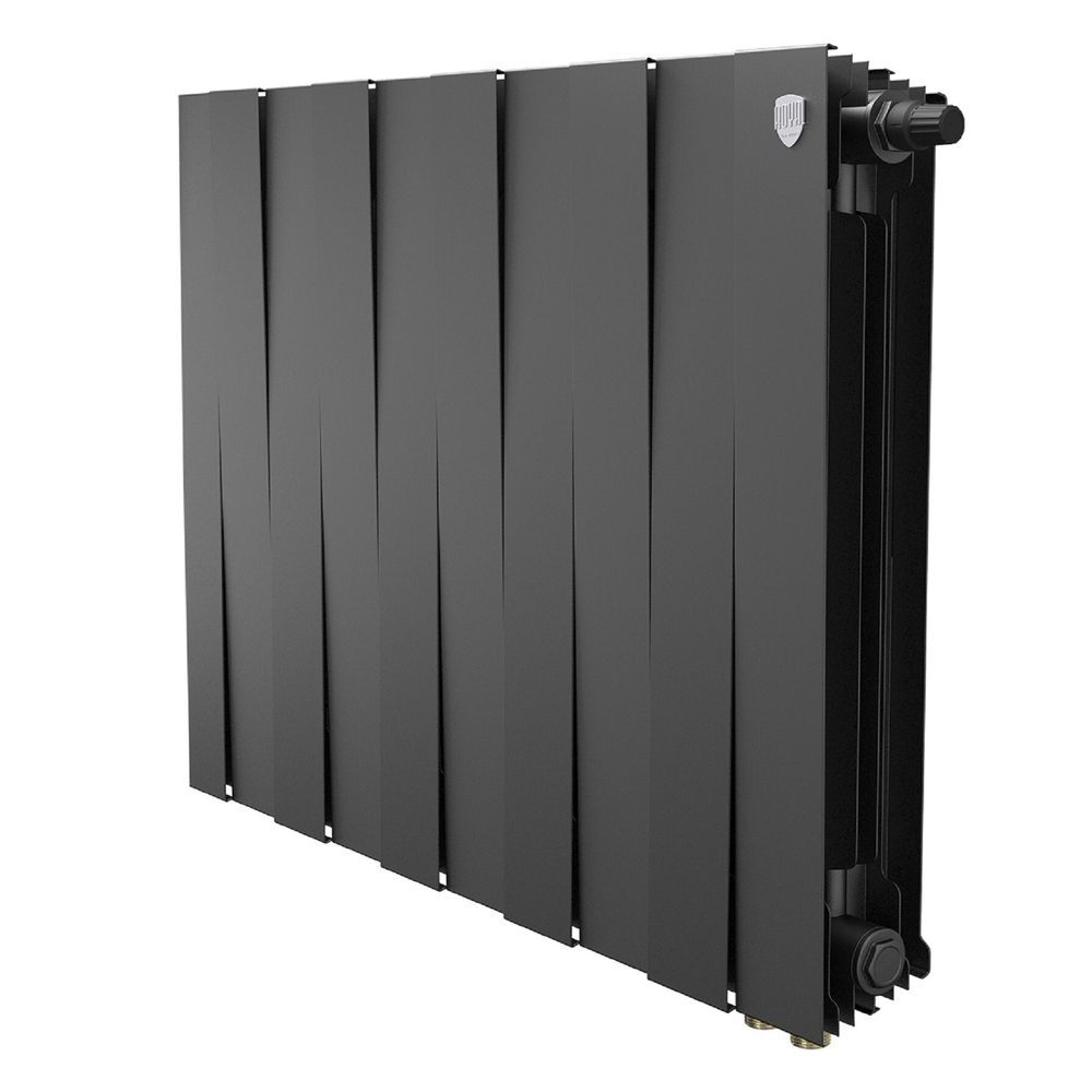 Радиатор биметаллический Royal Thermo PianoForte 500 Noir Sable 10 секций VDR (нижнее правое подключение)