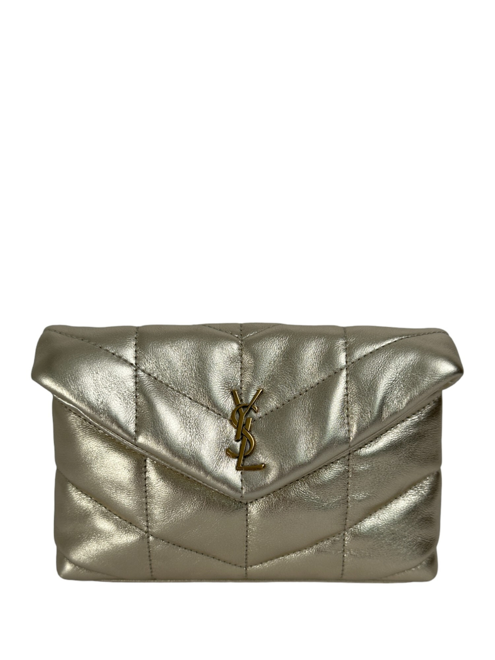 Клатч Saint Laurent LouLou Puffer Clutch Leather Small