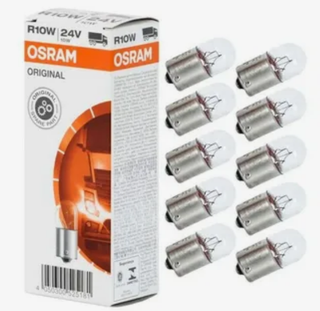 Автолампа  Р 24-10 (R10W) габарит (BA15s) Osram #5637 ORIGINAL