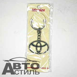 Брелок для ключей МЕТАЛЛ ТОЙОТА\TOYOTA эмблема авто