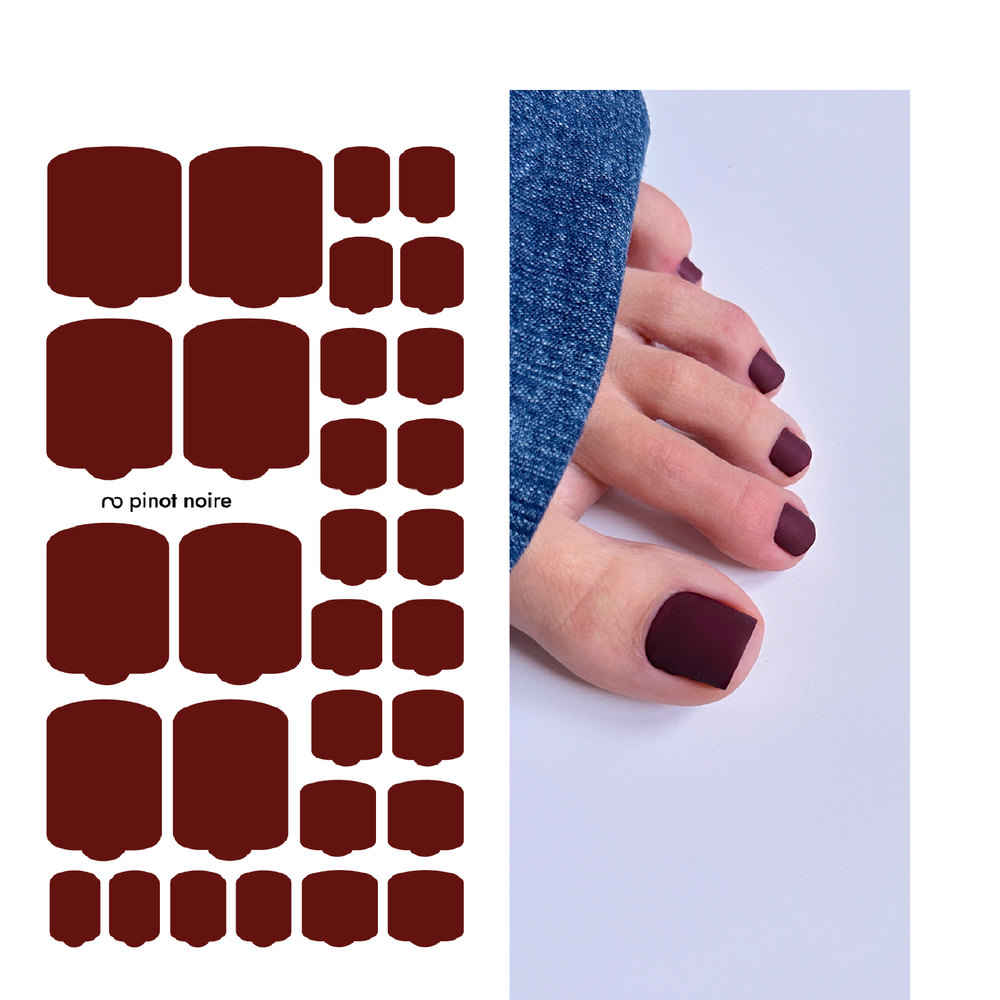Пленки для педикюра Provocative Nails pinot noire
