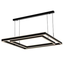 Citilux Дуэт CL719K211 LED Люстра подвесная с пультом Чёрная