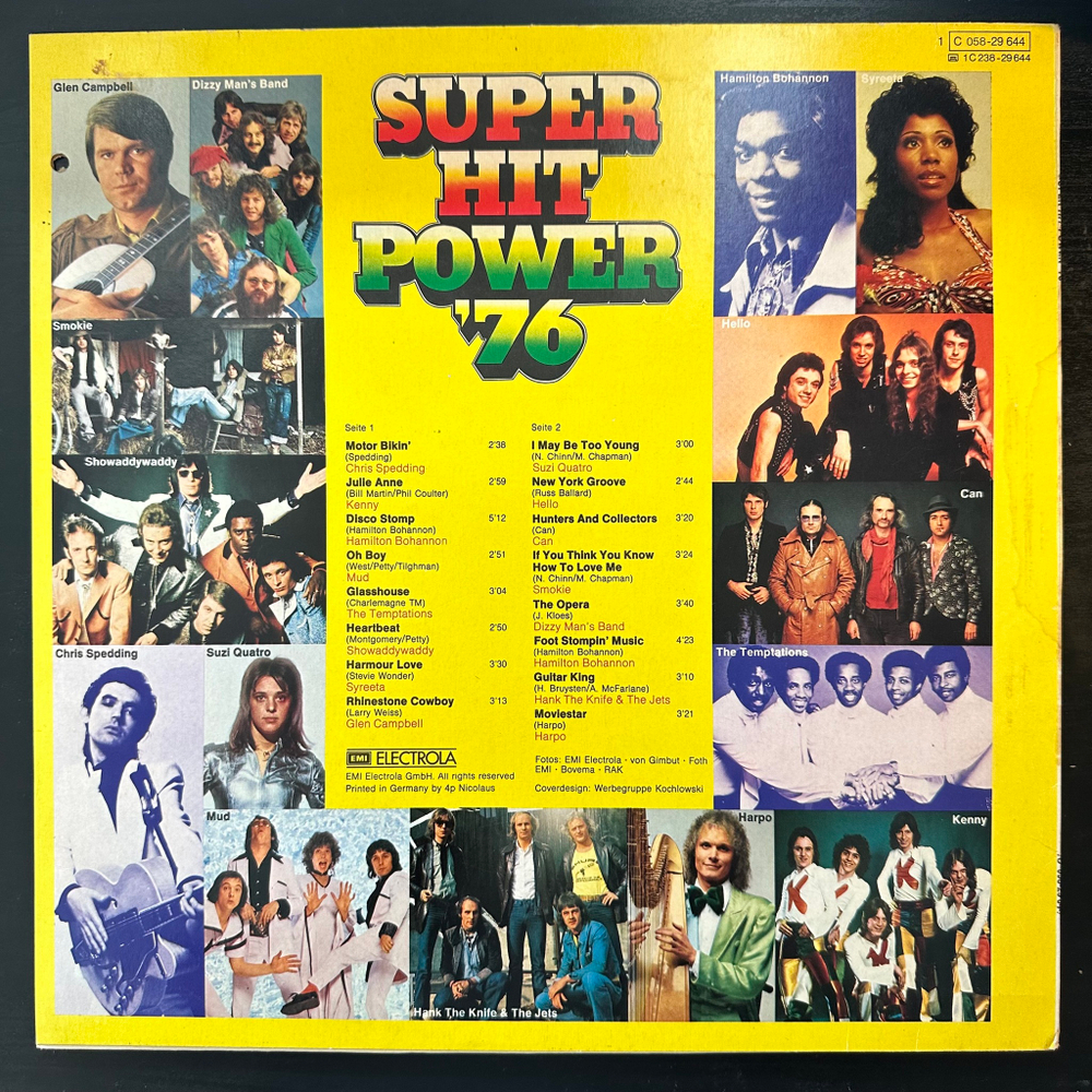 Сборник Super Hit Power '76 (Германия 1976г.)