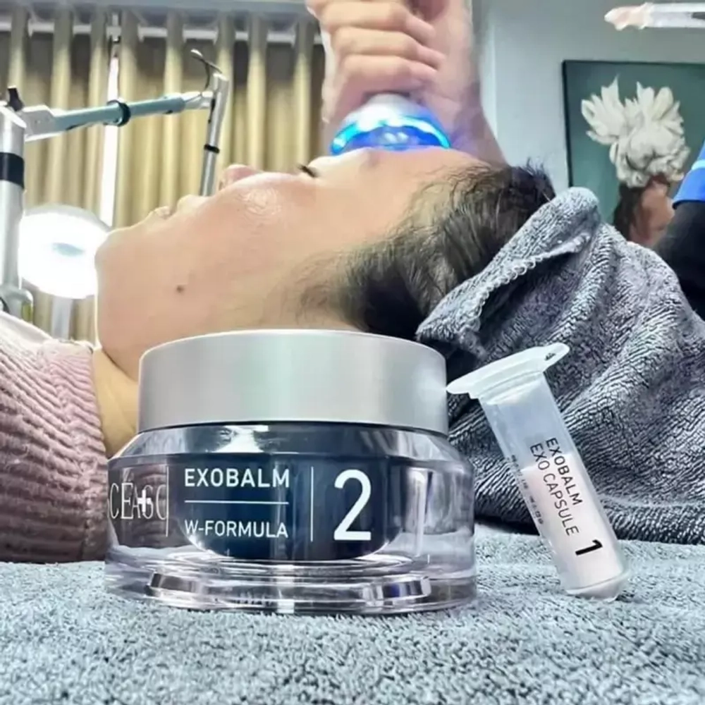 ASCE+ Exobalm ExoCoBio | Пудра Exo Capsule + Крем W-Formula с экзосомами