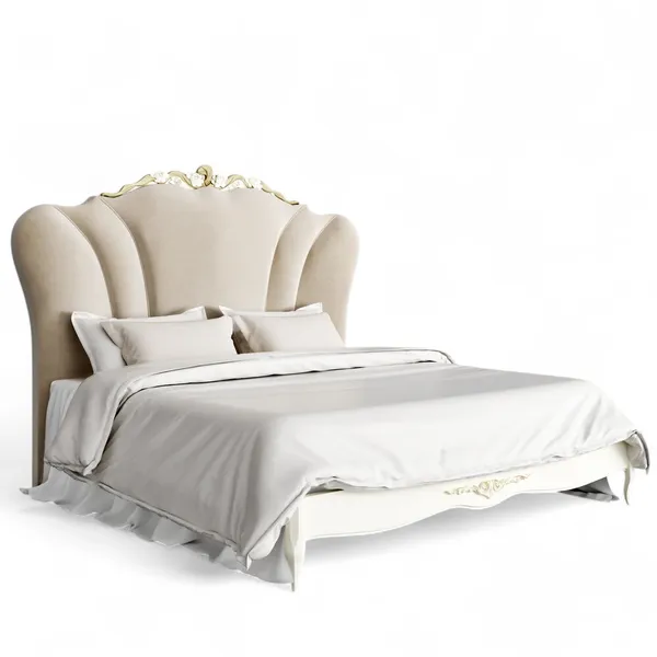 Кровать с мягким изголовьем 180*200