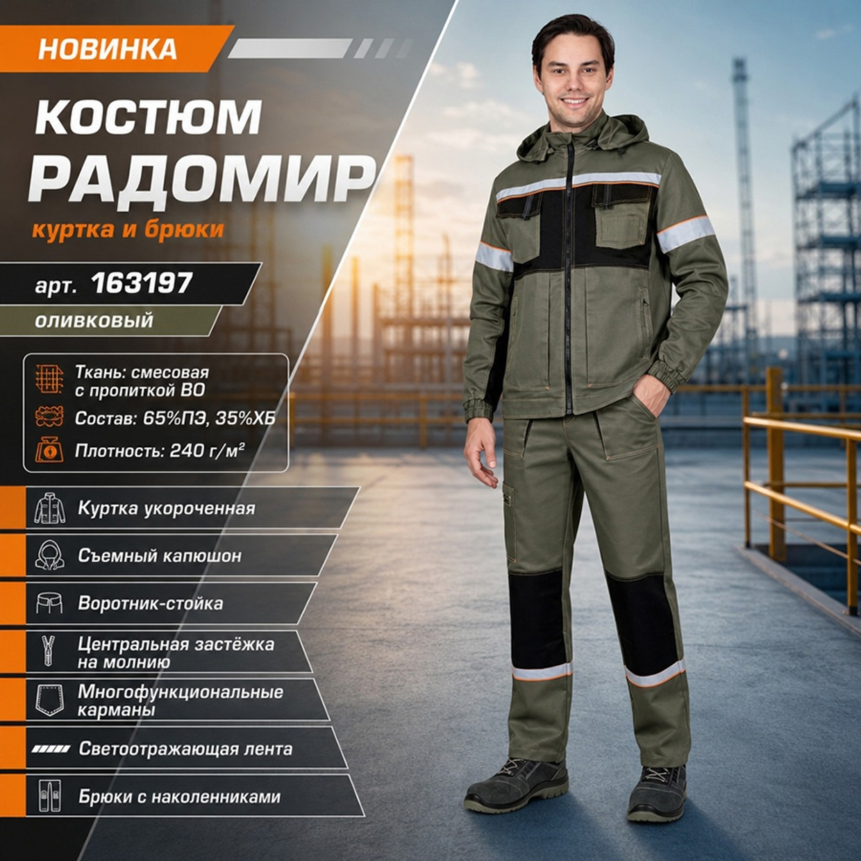 Новинка летней спецодежды - Костюм СИРИУС-РАДОМИР!