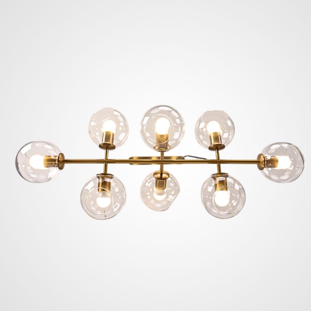 Подвесная Люстра Staggered Glass Chandelier 8 By Imperiumloft