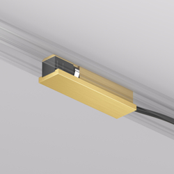 TR5721-SB Подвод питания универсальный (середина/торец) для трека SHINE BASE, 48V DC, IP20, сатинированная латунь, алюминий