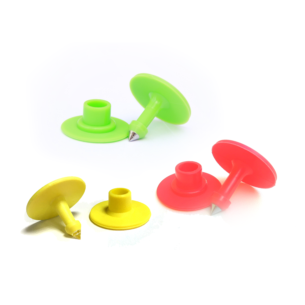 Бирка ушная ∅ 29 мм (лазерная нумерация), цвет зеленый