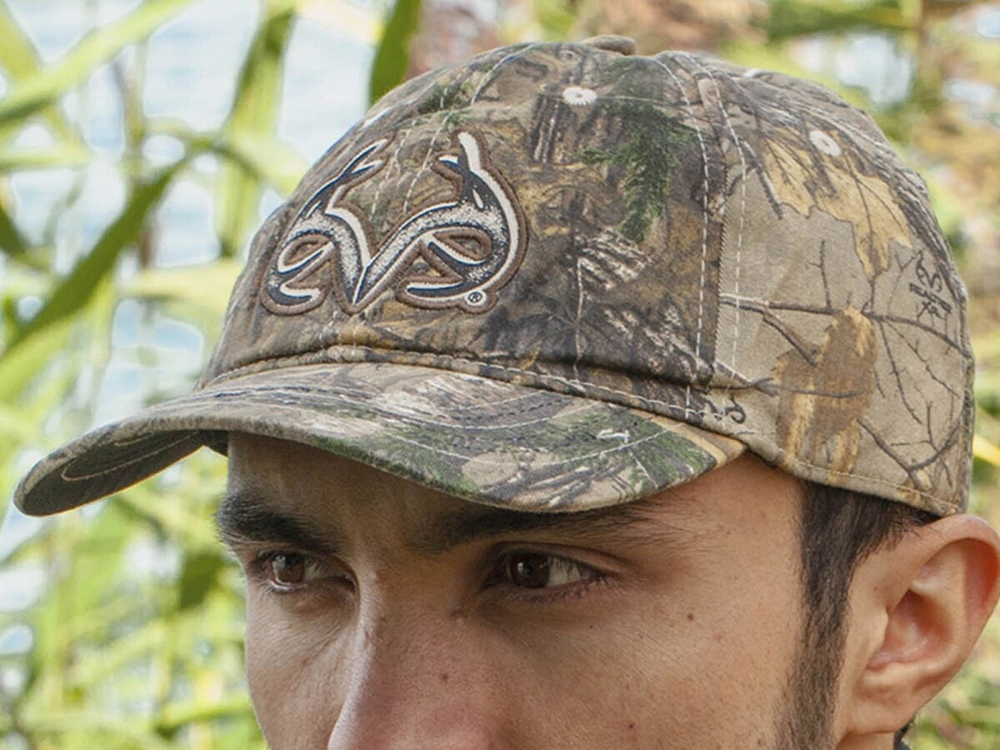 Бейсболка в камуфляже RealTree для охотников, рыбаков, туристов