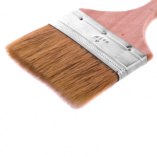 82545 Кисть плоская "Стандарт"  4" (100 мм), натуральная щетина, деревянная ручка  MTX