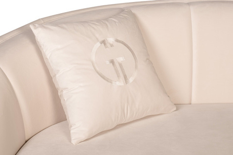 Диван двухместный бежевый 187x106x79см (без канта) Garda Decor