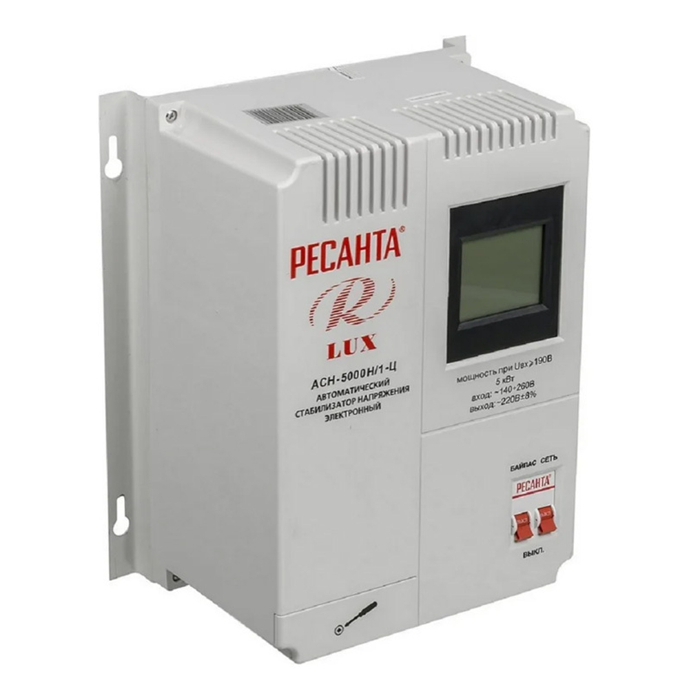 Стабилизатор РЕСАНТА Lux АСН-5000 Н/1-Ц