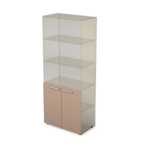 10ФКЗ.003 Комплект фасадов ЛДСП (396*16*764)*2 с замком