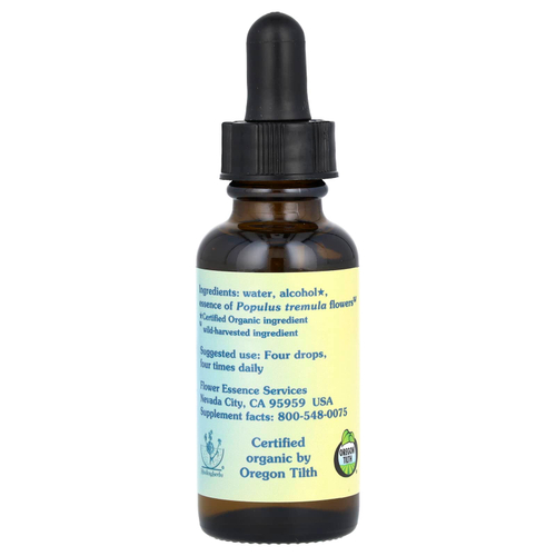 Flower Essence Services, Aspens, цветочная эссенция, 30 мл (1 жидк. унция)