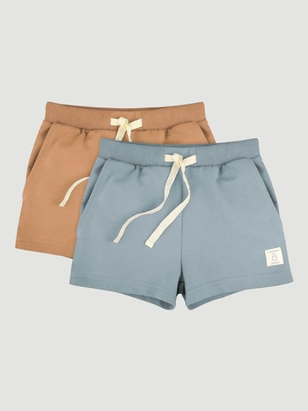 Шорты Mjolk Baby Blue/Camel, сет 2 шт.
