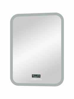 Зеркало "Glamour LED" с многофункциональной панелью 600x800