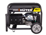 Портативный бензогенератор HUTER DY6500LX с колесами