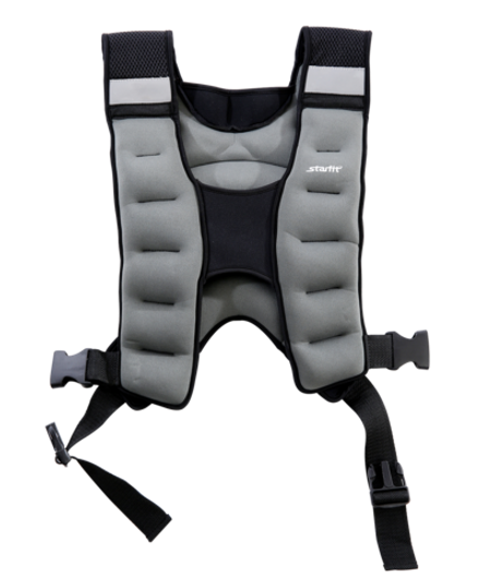 Жилет-утяжелитель WT-301, серый, 10 кг