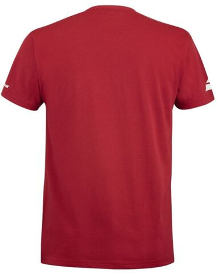 Мужская теннисная футболка Babolat Cotton Lebron - красный