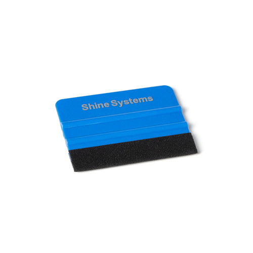 Shine Systems Выгонка синяя с черной микрофиброй, 10x7,2см