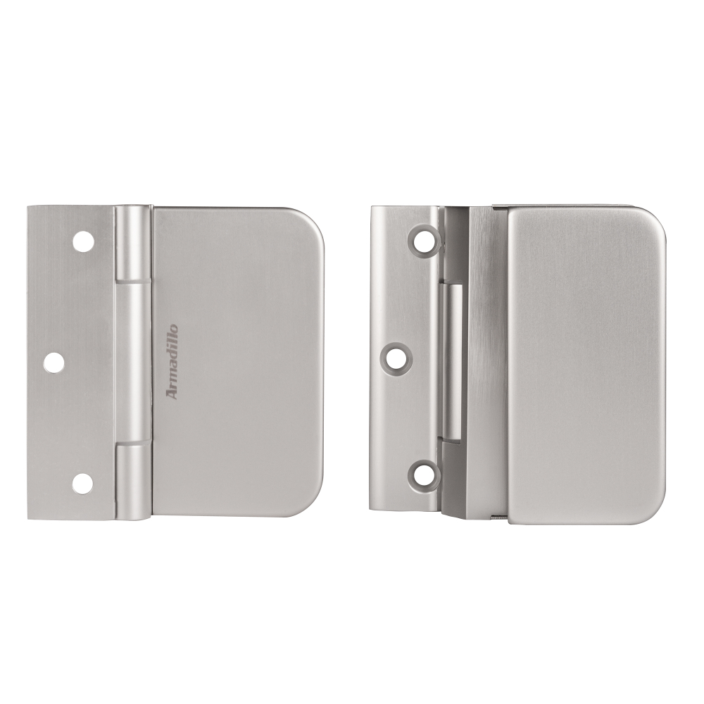 Петля для стеклянной двери Space.GL.H01 (2 шт) AL алюминий