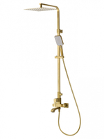 Душевая система WONZON & WOGHAND FLEX, Брашированное золото (WW-88047072-BG)