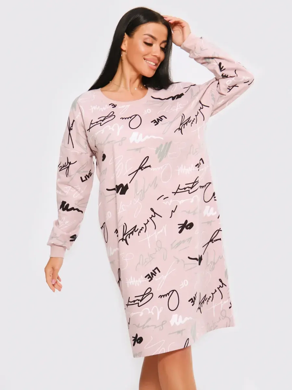 Ночная сорочка утеплённая