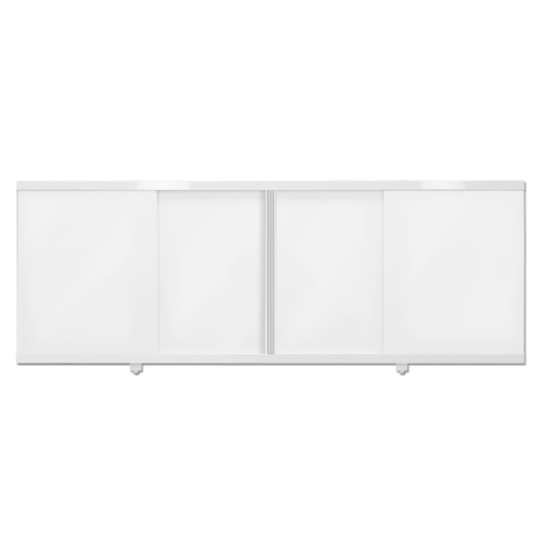 Экран для ванной купе 1,5 (белый глянец)