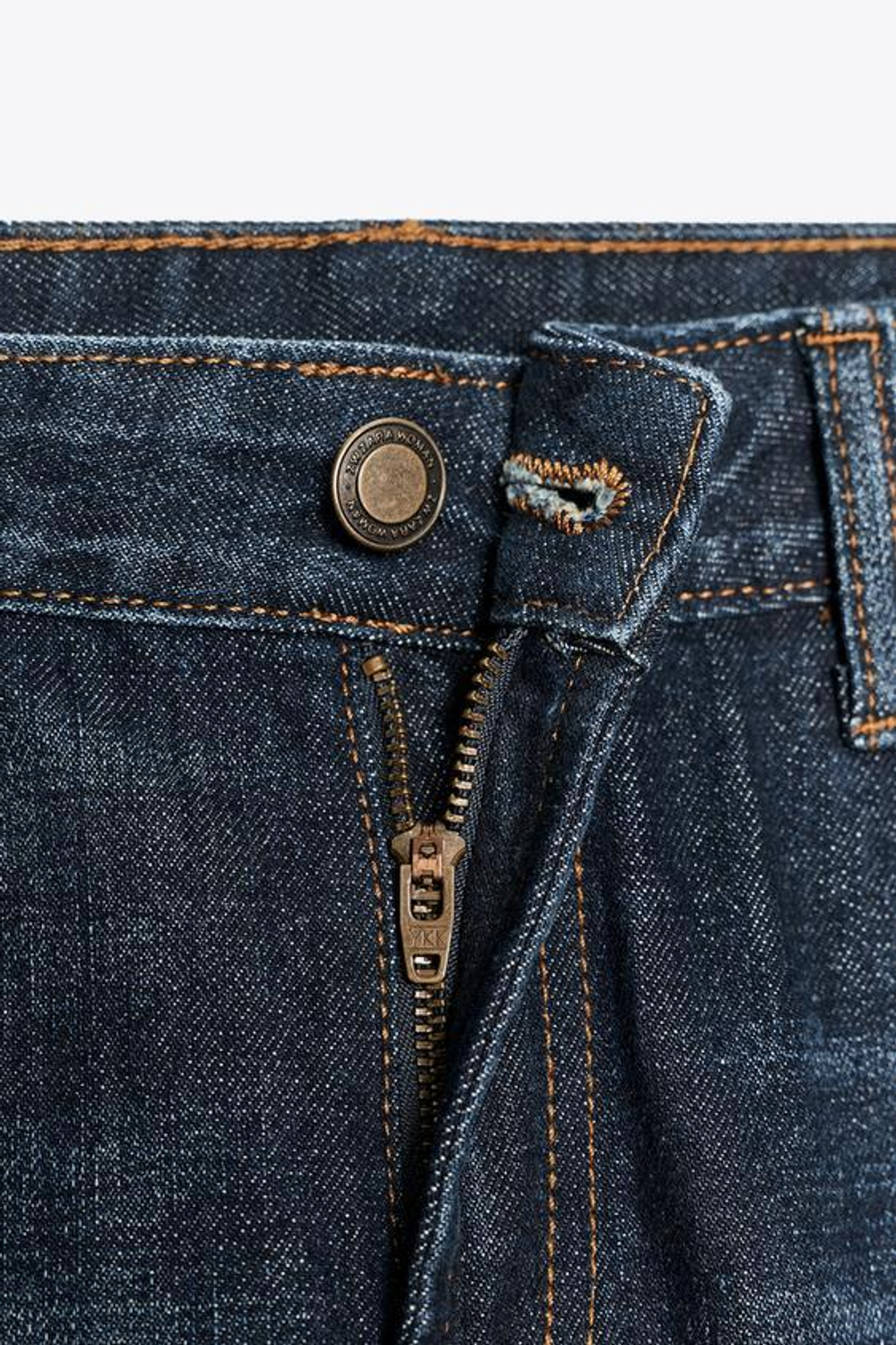 ZARA ДЖИНСЫ BOOT-CUT С НИЗКОЙ ПОСАДКОЙ — ZW COLLECTION, СИНИЙ