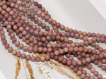 Нить бусин из родонита 6,5мм