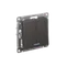 Выключатель 2-кл. AtlasDesign (сх. 5а) 10AX с подсветкой механизм базальт SE ATN001453