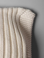 Шапка вязаная с ушками женская на осень