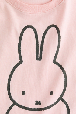 H&M Футболка с принтом, светло-розовый