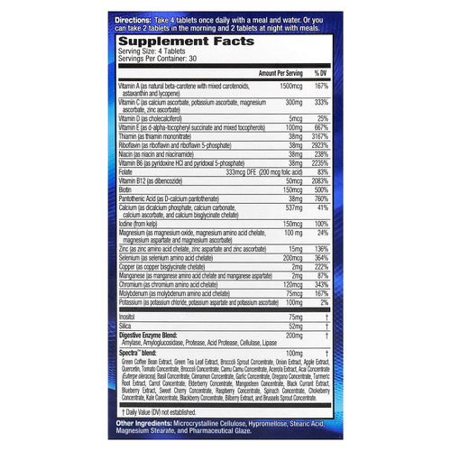 MHP, Activite Sport, мультивитамины, замедленное высвобождение, 120 таблеток