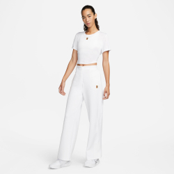 Женские теннисные брюки Nike Dri-Fit Court Heritage Training Pants Women - White