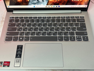 Ноутбук Lenovo Yoga Slim 7 Pro-14ACH5 (82MS0083RU) 14"/AMD Ryzen 9 5900HX/RAM 16 GB/SSD 1024 GB/AMD Radeon Graphics/2880x1800/IPS/Windows 11/Подсветка кл-ры: LED/серебристый