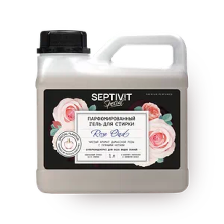 Гель для стирки Septivit Rose Oud парфюмированный 1 л