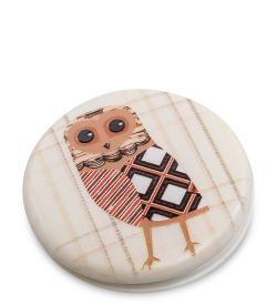 WW-104/3 Зеркало круглое «Семейка сов»