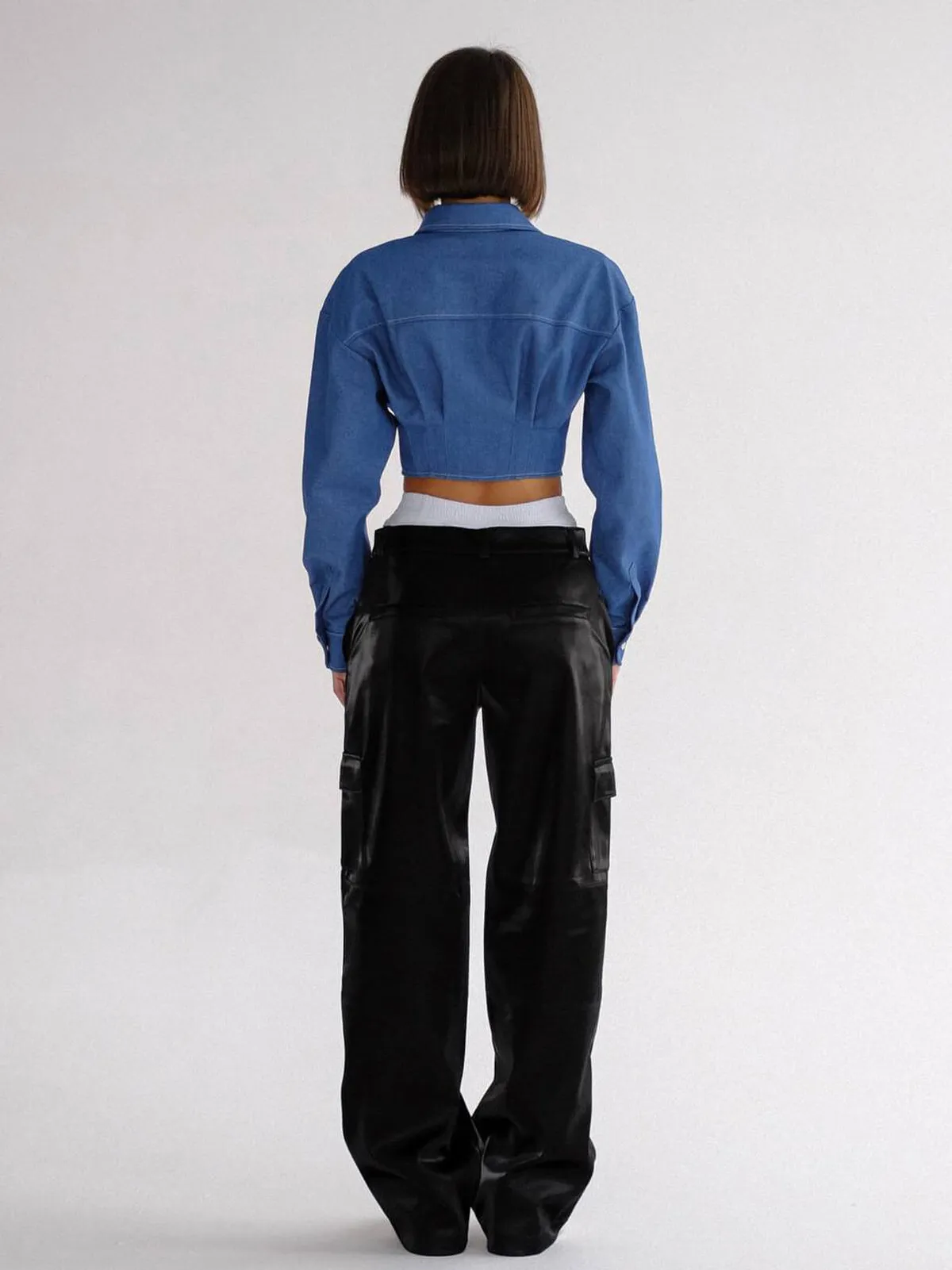 Укороченная рубашка-корсет Gigi